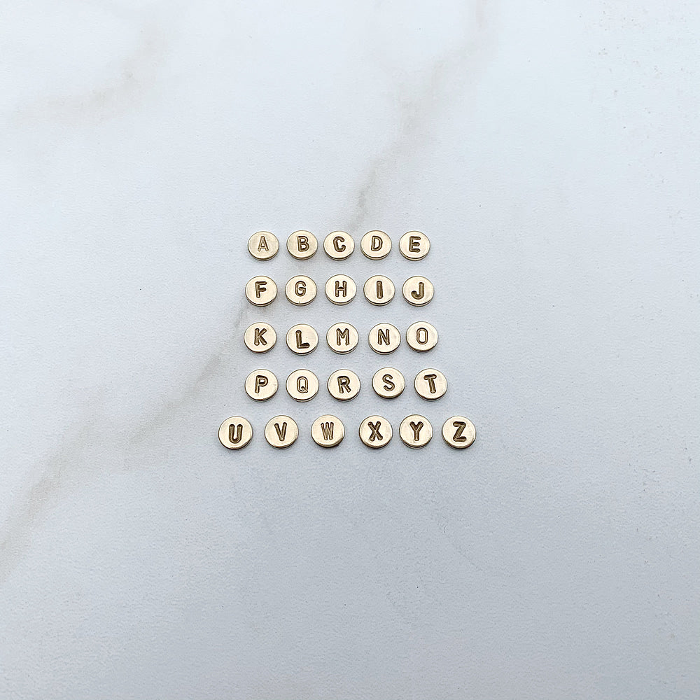 alphabet of letter available for initial rings