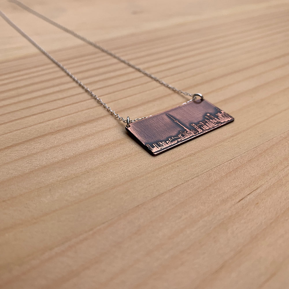 Toronto Ontario skyline necklace