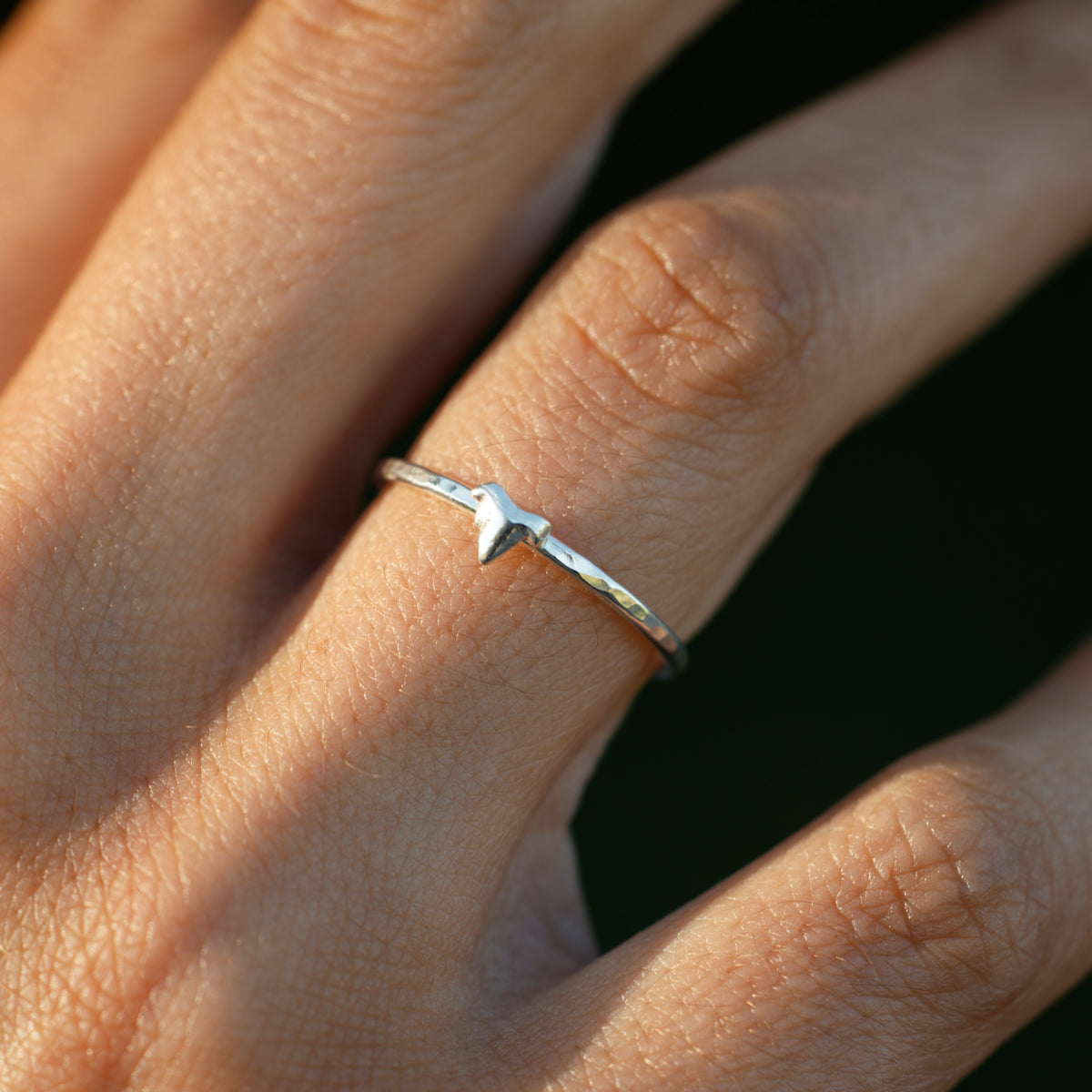 Kitten Tooth Stacking Ring