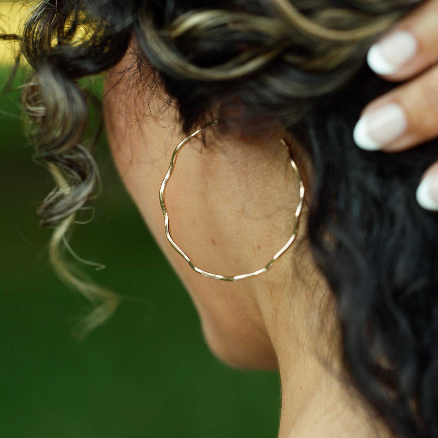 Big Wavy Hoops
