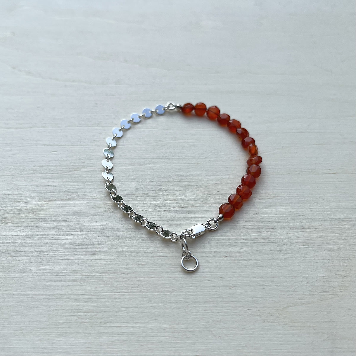 Carnelian High Low Bracelet
