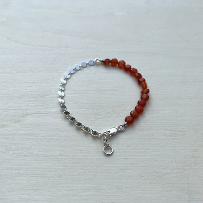 Carnelian High Low Bracelet