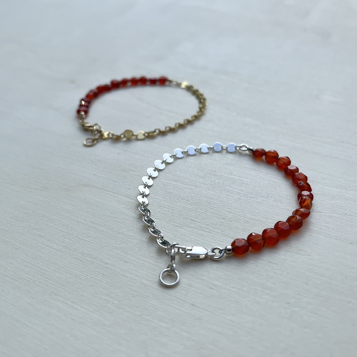 Carnelian High Low Bracelet