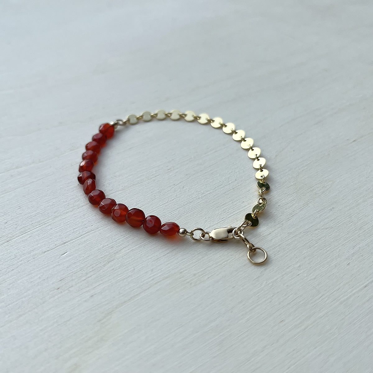 Carnelian High Low Bracelet