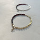 Garnet High Low Bracelet