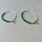Green Onyx High Low Bracelet