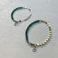 Green Onyx High Low Bracelet