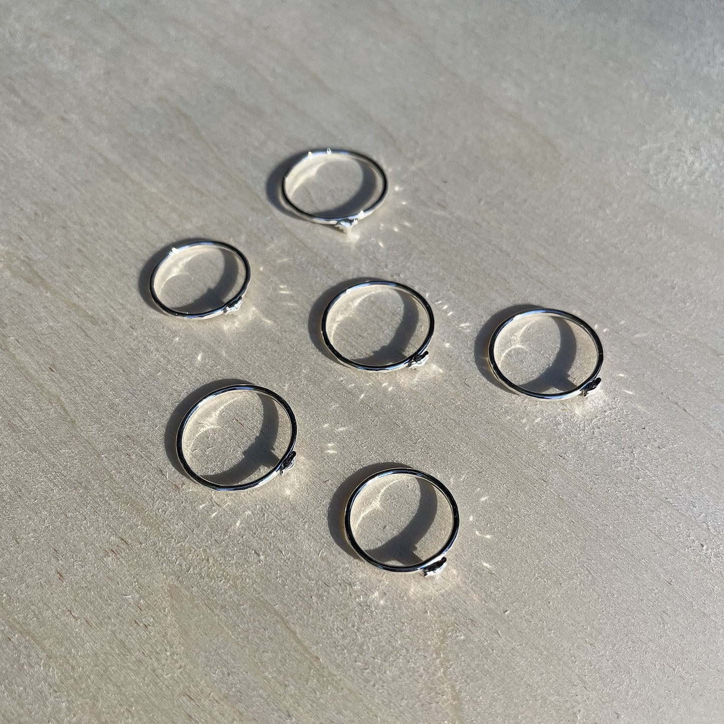 Kitten Tooth Stacking Ring