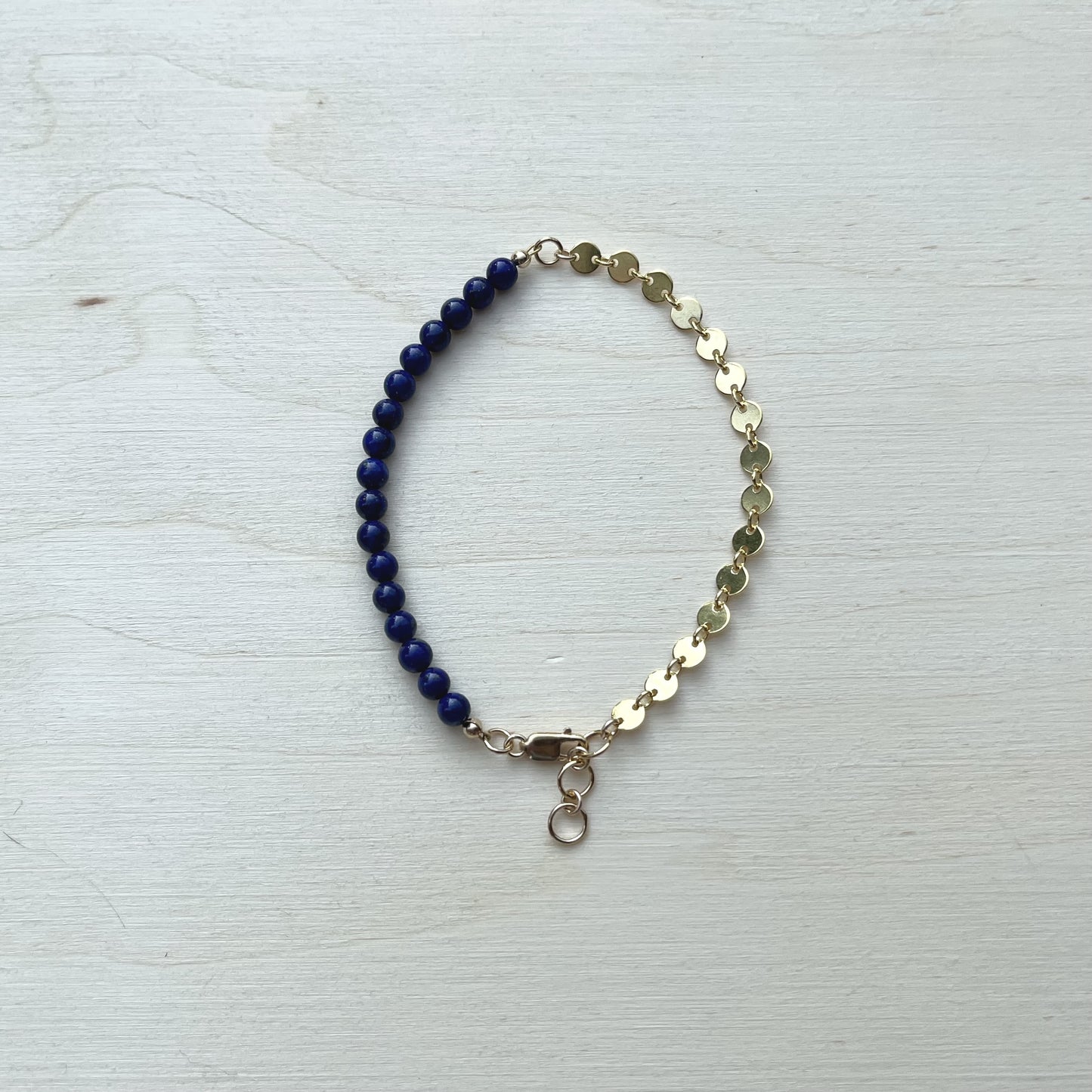 Lapis High Low Bracelet