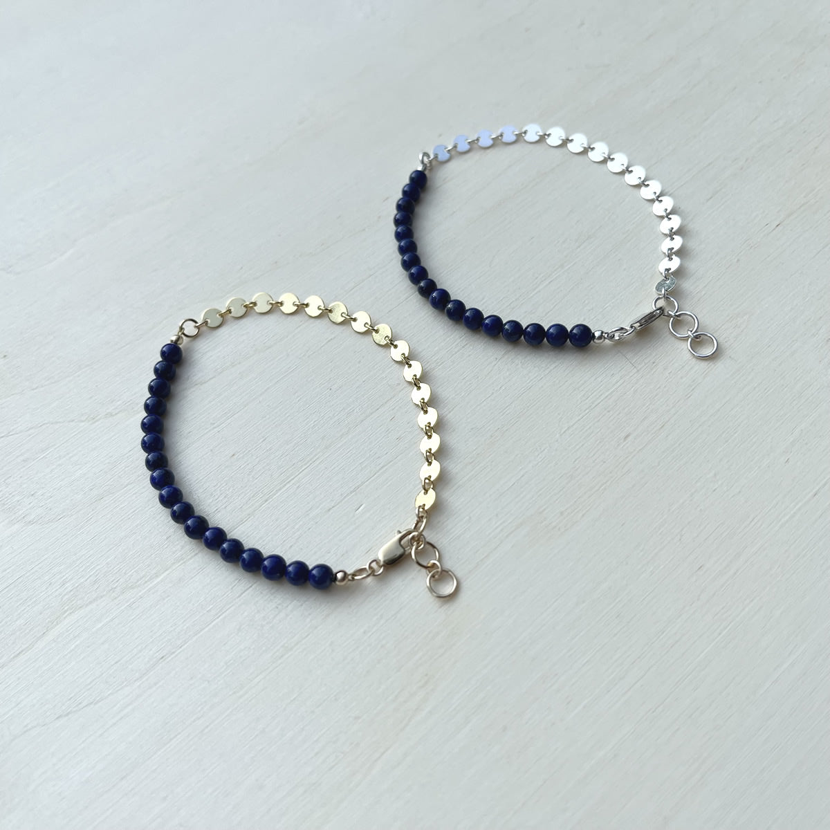 Lapis High Low Bracelet