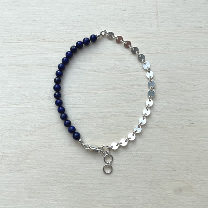 Lapis High Low Bracelet