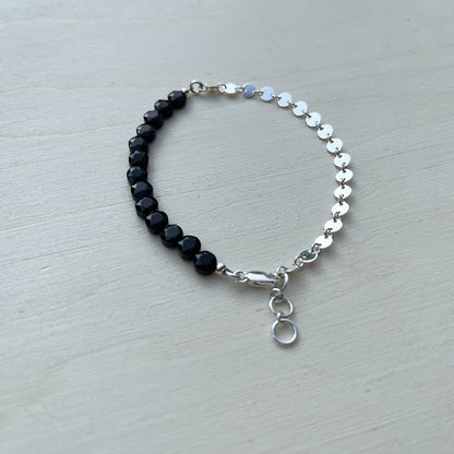 Onyx High Low Bracelet