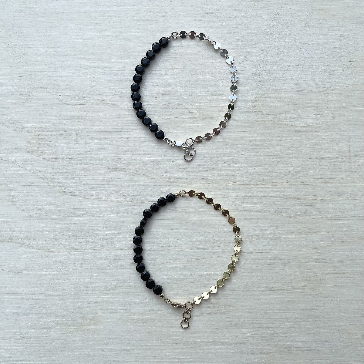 Onyx High Low Bracelet
