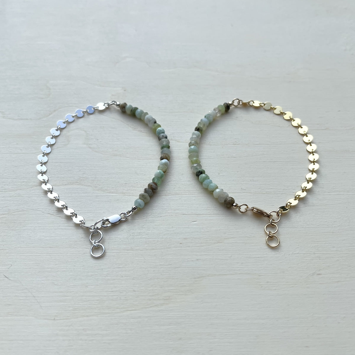 Peruvian Opal High Low Bracelet