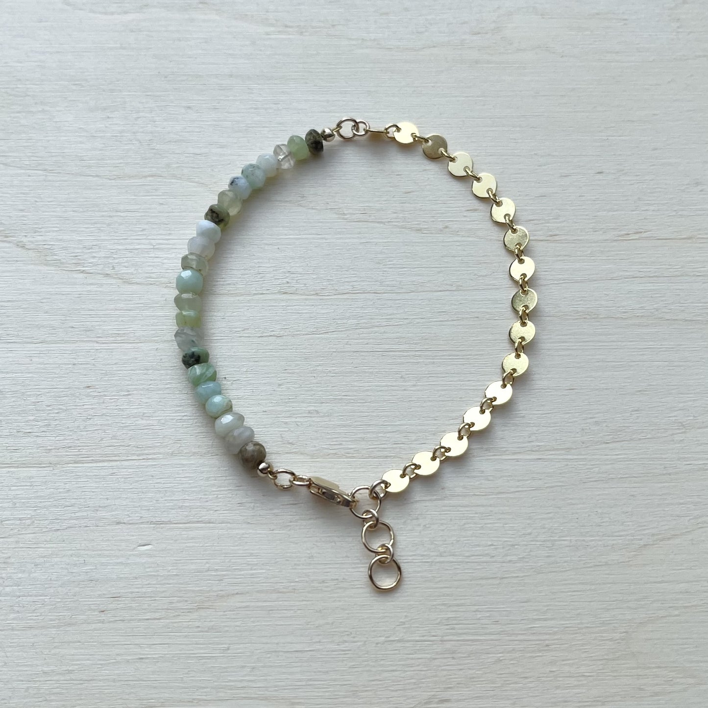 Peruvian Opal High Low Bracelet