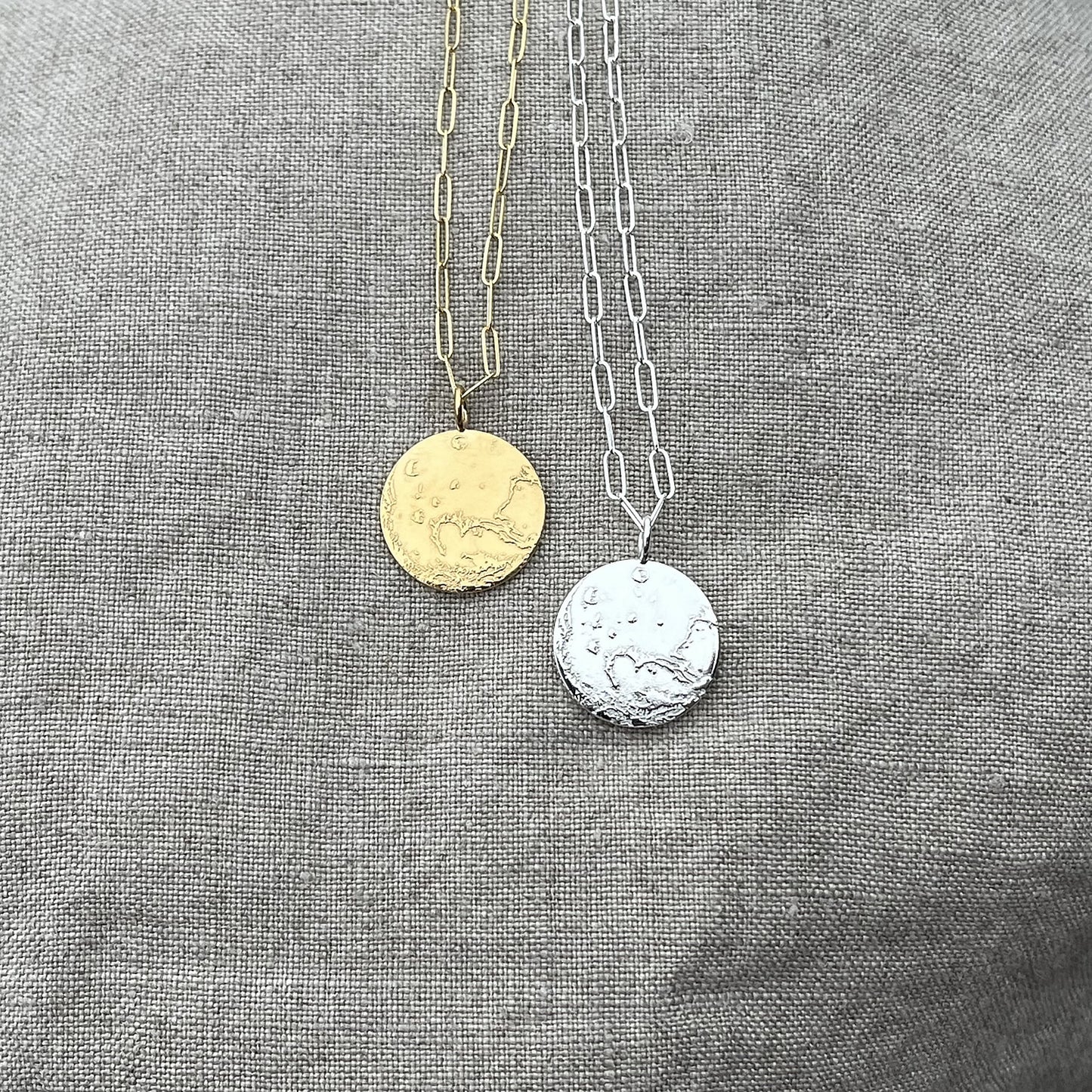 Mars Necklace in Sterling Silver or Gold Vermeil – Jaci Riley Jewelry