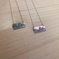 Cleveland Ohio skyline necklace