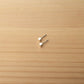 mini cube studs in sterling silver jaci riley jewelry