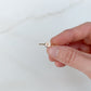 stamped initial ring in gold, letter A