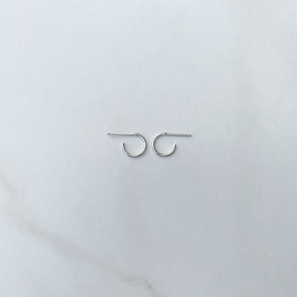 sterling silver hoops